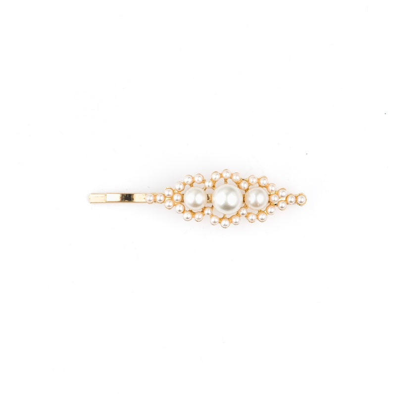 VINTAGE PEARL PIN SMALL WHITE