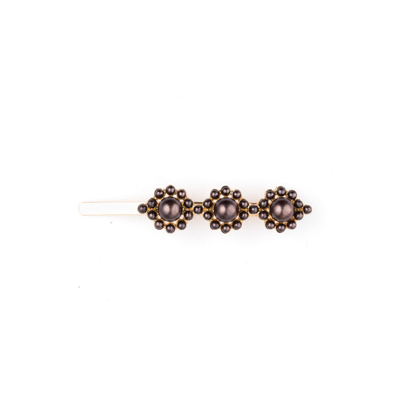 PEARL PIN CHOCOLATE BROWN PEARL PIN CHOCOLATE BROWN