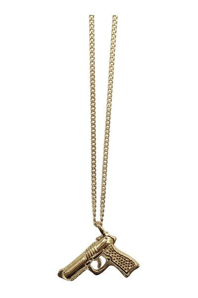 PISTOL NECKLACE GOLD