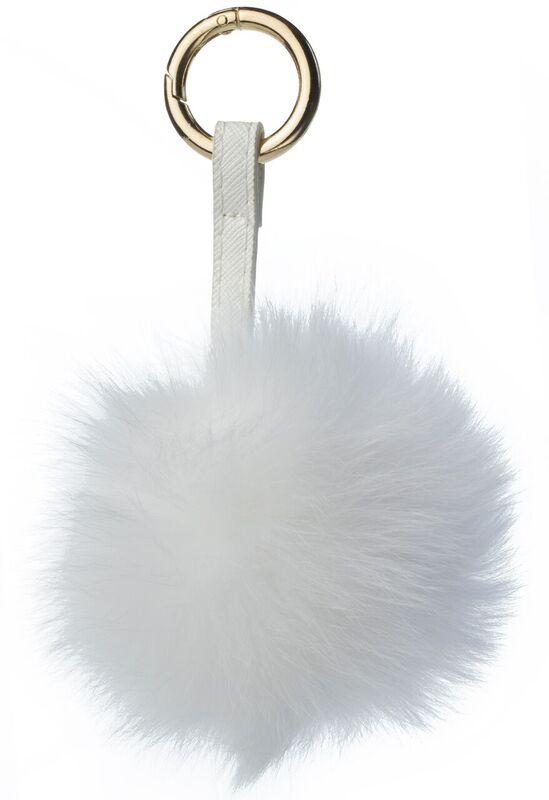 POM POM FOX WHITE