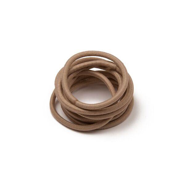 MATTE HAIR TIES BEIGE