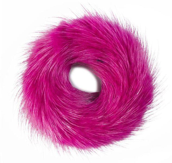 MINK HAIR TIE PINK