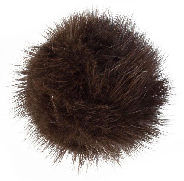 SHOE POM POM CHOCOLATE BROWN SMALL