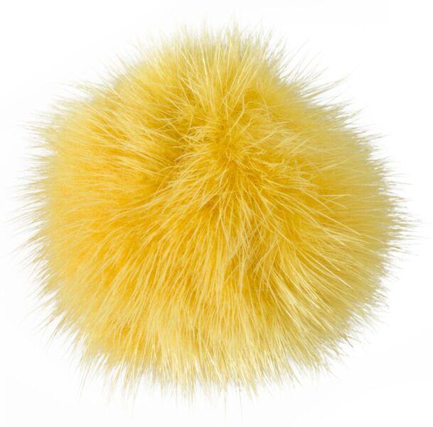 SHOE POM POM YELLOW SMALL