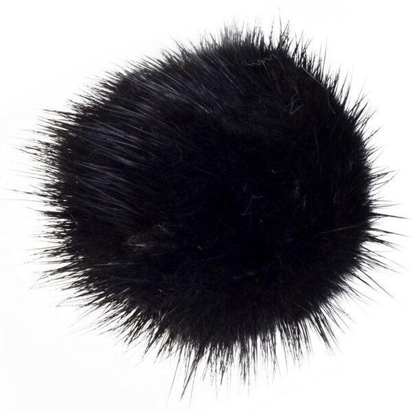 SHOE POM POM BLACK SMALL