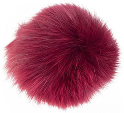 SHOE POM POM WINE LARGE